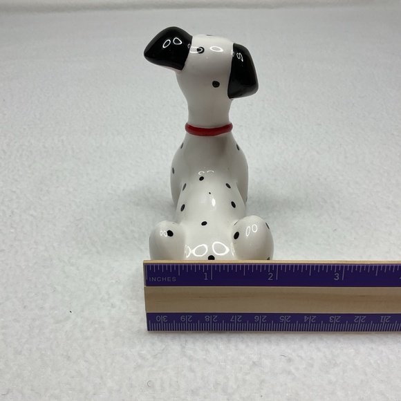 Disney 101 Dalmatians 5" Porcelain Pongo A Red Collar And Gold Medallion Dog - Picture 7 of 10